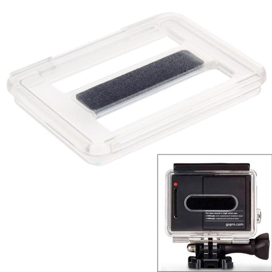 غطاء خلفي صلب مزود بفتحة لكاميرا GoPro Hero 4 / 3+، غطاء خلفي
