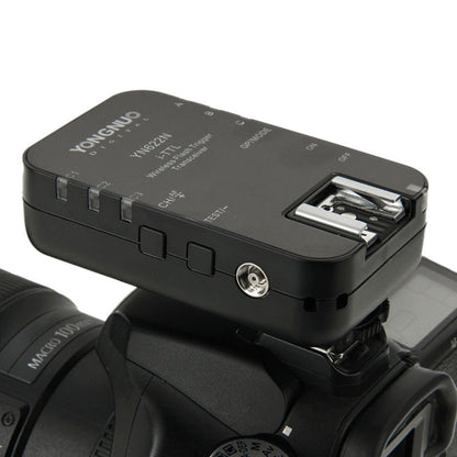 وحدة تحكم مشغل الفلاش اللاسلكي i-TTL من YONGNUO YN622N-KIT + مجموعة جهاز الإرسال والاستقبال لكاميرات نيكون، من أجل نيكون