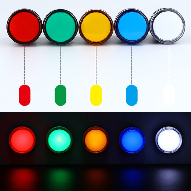 مصباح مؤشر إشارة LED 22 مم AD16-22D / S 12 فولت، 12 فولت
