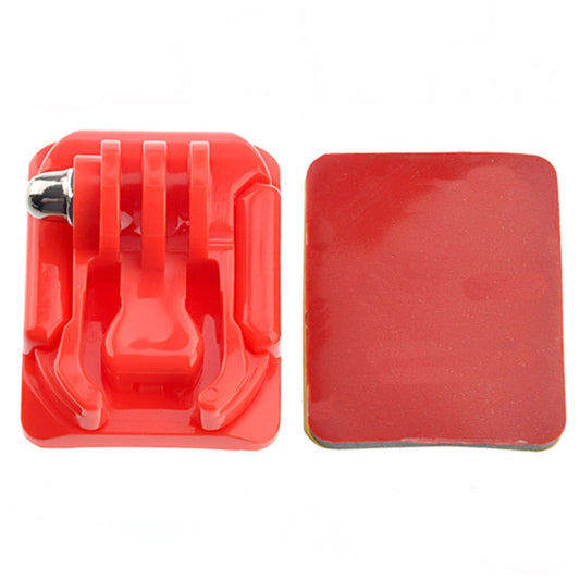 Curved Surface Mount + Mount Stickers for GoPro, Insta360, DJI and Other Action Cameras, Curved Surface Mount (Red)
