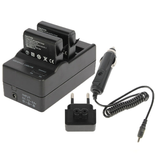 شاحن بطارية مزدوج للكاميرا الرقمية AHDBT-401 + شاحن سيارة + محول لكاميرا GoPro HERO4، GP280-B