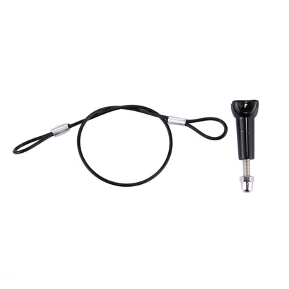 Stainless Steel Lanyard / Tether with Screw for GoPro HERO11 Black/HERO10 Black / HERO9 Black /HERO8 Black /7 /6/ 5 /5 Session /4 /3+ /3 /2 /1, Length: 19cm, Length: 31.5cm