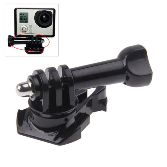 حزام تثبيت أساسي قابل للتعديل يدور 360 درجة مع مسمار لولبي لكاميرات GoPro HERO11 Black/HERO10 Black/HERO9 Black/HERO8 Black/7/6/5/5 Session/4/3+/3/2/1، مسمار لولبي