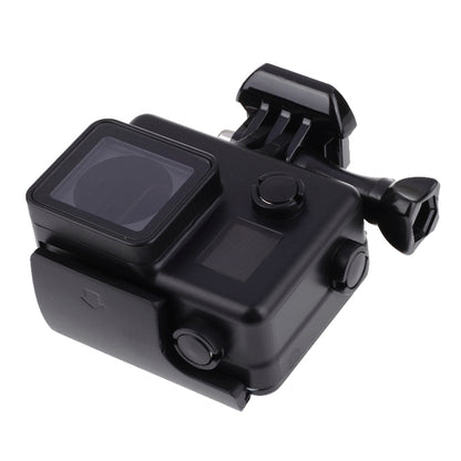 حافظة واقية مقاومة للماء من الإصدار الأسود مع مشبك تثبيت أساسي لكاميرا GoPro HERO4 /3+، عمق مقاوم للماء: 10 أمتار، مقاوم للماء حتى 10 أمتار