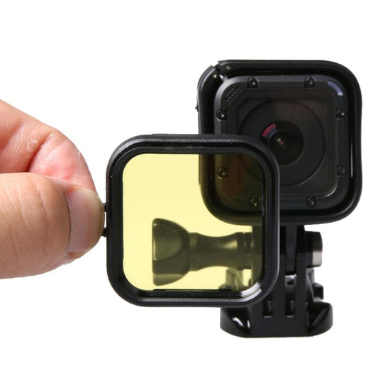فلتر غوص قياسي لكاميرا GoPro HERO5 Session /4 Session، فلتر غوص (أصفر)، فلتر غوص (أحمر)، فلتر غوص (أرجواني)