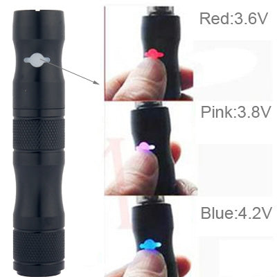 X6 1300mAh Telescope Style Electronic Cigarette Battery Manually Tobacco Stems