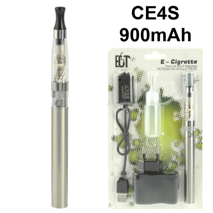 CE4S 900mAh Single Rod Quit Smoking USB Rechargeable Electronic Cigarettes with 1.6mL Detachable Atomizer