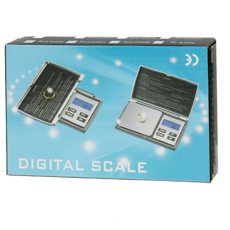 100g / 0.01g Flip Open Digital Scale with Backlight LCD Screen, 100g / 0.01g