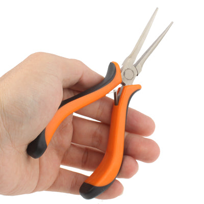 4.5 inch Long Reach Needle Nose Pliers Jeweler Hand Tool, Long Reach Pliers