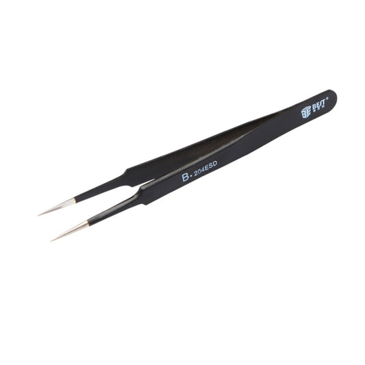 BEST BST-204ESD 202 Stainless Steel Anti-static Tip Tweezers, BST-204ESD