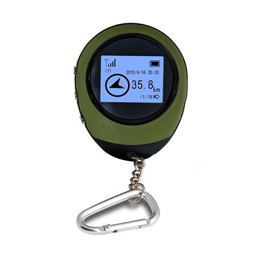 Keychain Handheld Mini GPS Navigation USB Rechargeable Location Finder Tracker for Outdoor Travel(Green), Keychain Tracker