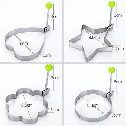 4 in 1 Stainless Steel Fried Egg Pancake Mold