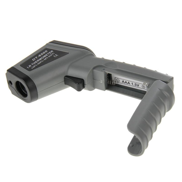 DT-8500 مقياس حرارة رقمي بالأشعة تحت الحمراء بشاشة LCD، نطاق درجة الحرارة: -50-500 درجة مئوية، DT-8500