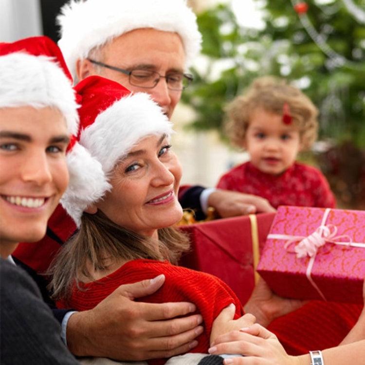 Christmas Party Santa Hat Red & White Cap Christmas Hat, Size: 38cm x 29cm, Size: 38cm x 29cm