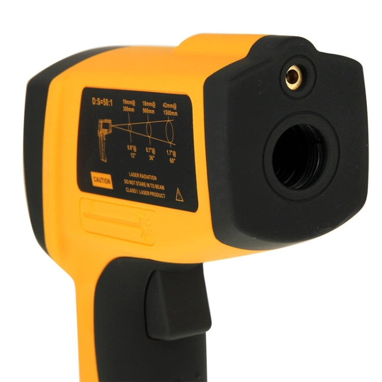 مقياس حرارة رقمي محمول بالأشعة تحت الحمراء بشاشة USB من بينيتك GM1651، نطاق القياس: من -30 إلى 1650 درجة مئوية، GM1651