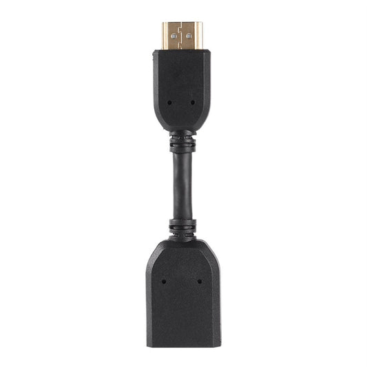 كابل محول موصل HDMI 19 دبوس ذكر إلى HDMI 19 دبوس أنثى (AM-AF) بطول 10 سم، HDMI AM إلى AF