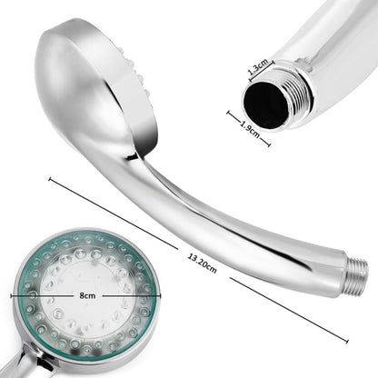 ENKAY RC-9816 Jump Change Seven Colors 5-LED Shower Head ,No Battery, RC-9816