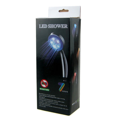 ENKAY RC-9816 Jump Change Seven Colors 5-LED Shower Head ,No Battery, RC-9816