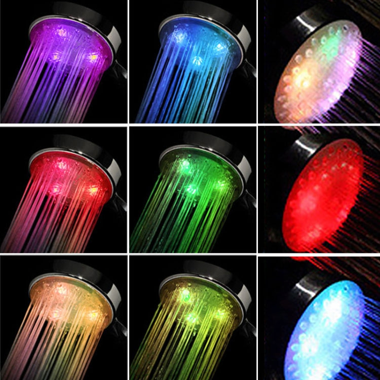 ENKAY RC-9816 Jump Change Seven Colors 5-LED Shower Head ,No Battery, RC-9816