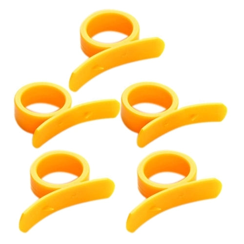 10pcs Ring Type Lemon Orange Tangerine Opener Peeler Peel Slicer Cutter Fruit Skin Remover Knife Helper, Random Color Delivery, 100 PCS  Ring Type
