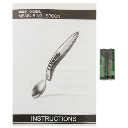 1ml / 30ml 0.1g / 300g LCD Multi-digital Measuring Spoon, 0.1g/300g Silver