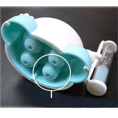 Cute Cartoon Creative Hourglass Toothbrush Stand (Random Color Delivery), Hourglass Toothbrush Stand