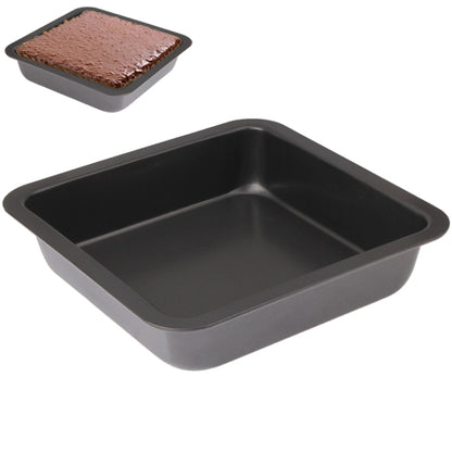 Quadrate Non-stick Pizza / Cake Pan Baking Cooking Oven Tray, Size: 22.5 x 22.5 x 4.6cm, 22.5 x22.5cm