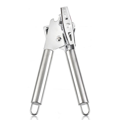 Multi-Functional Stainless Steel Can Bottle Opener, Silver