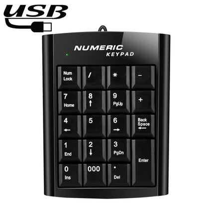 Mini USB Numeric keyboard with 19 keys, USB Numeric keyboard