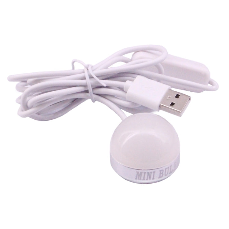 USB-2W 5V 140-150Lumens 6 LED، ضوء أبيض دافئ
