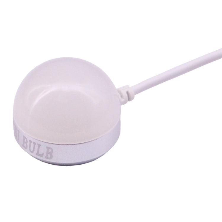 USB-2W 5V 140-150Lumens 6 LED، ضوء أبيض دافئ