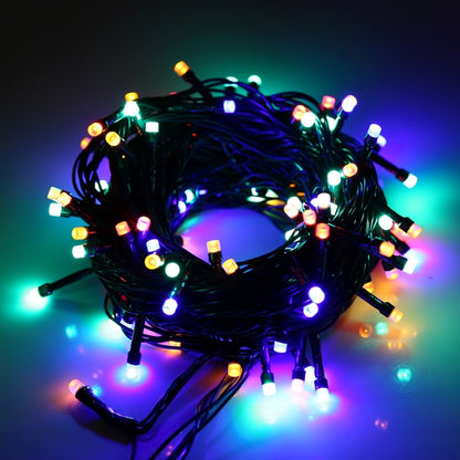 100 LED RGB Light with Controller, Flashing / Fading / Chasing Effect, 220V Colorful Light EU Plug, Warm White EU Plug, White Light EU Plug
