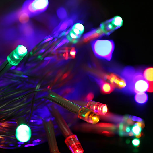 100 LED RGB Light with Controller, Flashing / Fading / Chasing Effect, AC 220V, EU Plug , RGB Light