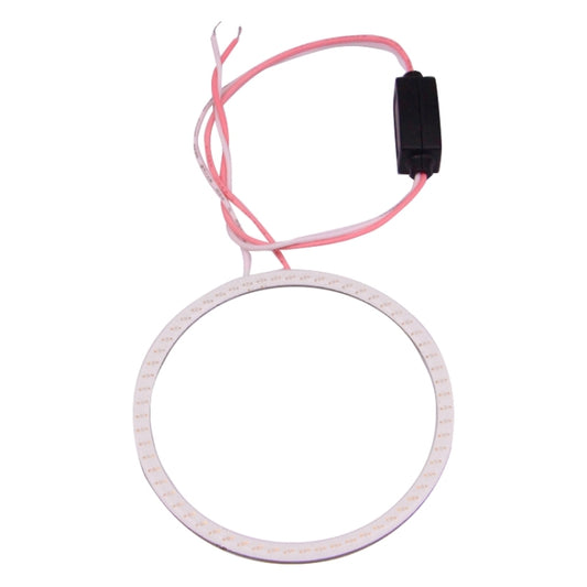 مصابيح أمامية للسيارات من نوع COB LED، 110 مم، 5 وات، 180 لومن، دوائر عيون الملاك، للمركبات، تيار مستمر 12-24 فولت، ضوء أزرق 110 مم، ضوء أبيض 110 مم