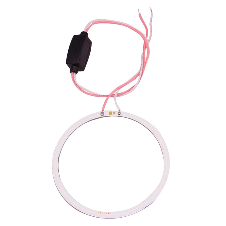 مصابيح أمامية للسيارات من نوع COB LED، 110 مم، 5 وات، 180 لومن، دوائر عيون الملاك، للمركبات، تيار مستمر 12-24 فولت، ضوء أزرق 110 مم، ضوء أبيض 110 مم