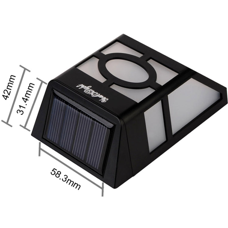 مصباح سياج LED يعمل بالطاقة الشمسية مثبت على الحائط، S-LED-3090W، S-LED-3090WW