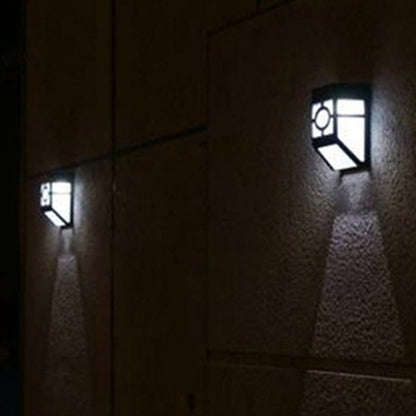 مصباح سياج LED يعمل بالطاقة الشمسية مثبت على الحائط، S-LED-3090W، S-LED-3090WW