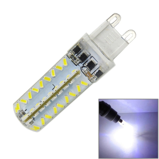 G9 5W 450LM 72 LED SMD 3014 Dimmable Silicone Corn Light Bulb, AC 220V (Warm White Light), AC 220V