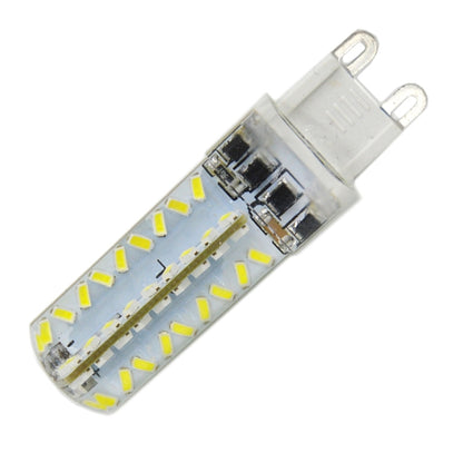 G9 5W 450LM 72 LED SMD 3014 Dimmable Silicone Corn Light Bulb, AC 220V (Warm White Light), AC 220V