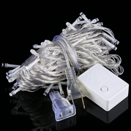 100 LEDs with End Joint & 8 Display Modes Controller for Christmas Party, AC 110V, US Plug, 100 LEDs AC 110V(White Light), 100 LEDs AC 110V(Red Light), 100 LEDs AC 110V(White Light+Blue Light), 100 LEDs AC 110V(Pink Light), 100 LEDs AC 110V(Blue Light)...