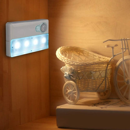 منفذ USB صغير، 4 مصابيح LED، ضوء أبيض، مسافة حساسة: 3 أمتار