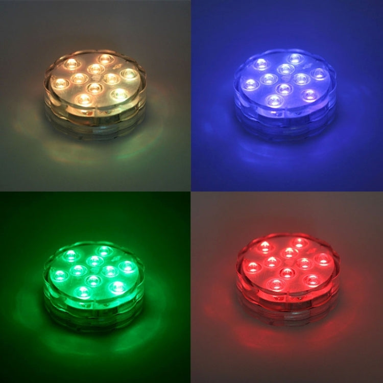 10 مصابيح LED مع جهاز تحكم عن بعد
