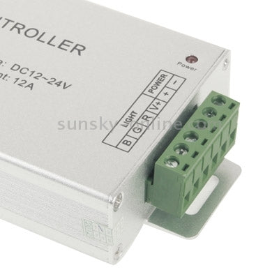 12A RF Audio Controller for RGB LED Strip Remote Controller(Silver), 12A