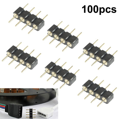 موصل ذكر رباعي السنون لشريط إضاءة RGB LED SMD
