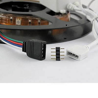 موصل ذكر رباعي السنون لشريط إضاءة RGB LED SMD
