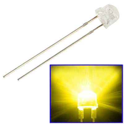 1000 قطعة من مصابيح LED على شكل قبعة من القش مقاس 5 مم