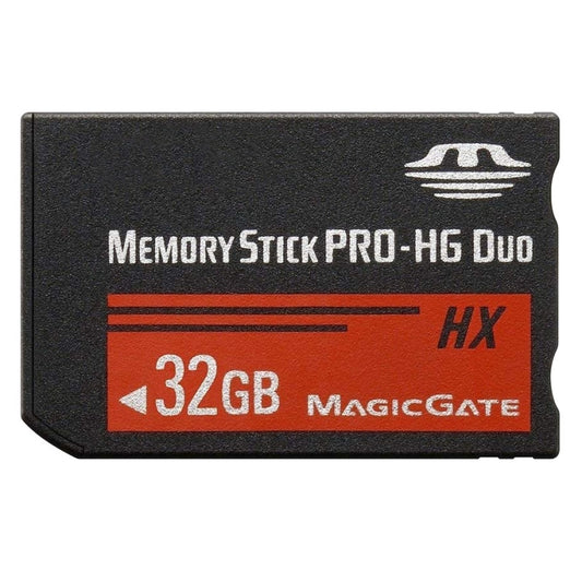 بطاقة ذاكرة Memory Stick Pro Duo HX سعة 32 جيجابايت - سرعة عالية 30 ميجابايت/ثانية، للاستخدام مع جهاز PlayStation Portable (سعة حقيقية 100%)، 32 جيجابايت