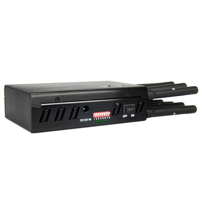 عازل إشارة الهاتف المحمول JAX-121A-8 GSM / DCS / WiFi / 3G / 4G / GPS / LOJACK، التغطية: 20 مترًا، GSM / DCS / WiFi / 3G / 4G / GPS / LOJACK