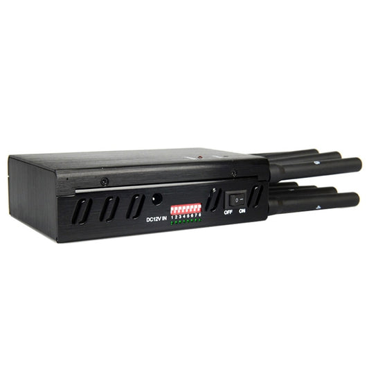 عازل إشارة الهاتف المحمول JAX-121A-8 GSM / DCS / WiFi / 3G / 4G / GPS / LOJACK، التغطية: 20 مترًا، GSM / DCS / WiFi / 3G / 4G / GPS / LOJACK