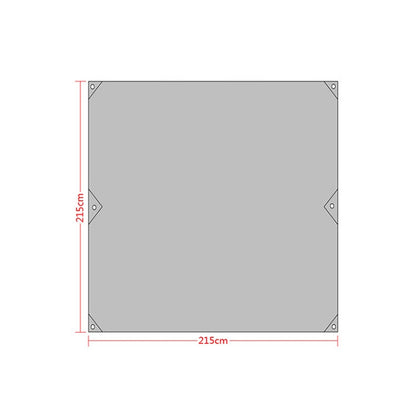 Waterproof Oxford Cloth 420D Oxford Material Camping Picnic Beach Tent Roof Tarp (Size: 215x215cm)